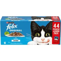 Felix Original Selection de poissons pâtée en gelée pour chat (grand format)