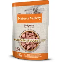 Nature’s Variety 12x70g poulet, oie Nature's Variety Original Pâté No Grain pour chat