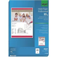 Sigel Professional IP288 - Mat - enduit - Ultra blanc - A4 (210 x 297 mm) - 95 g/m² - 200 feuille(s) papier