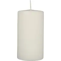 Papstar 82095 2 Bougies piliers Ø 80 x 150 mm blanches pour les mariages, la gastronomie, la décoration ou (2 pcs)