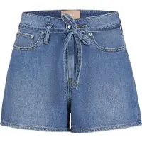 Jack & Jones Pixi Linen Blend Mw Jjxx Short bleu S Femme Bleu S