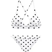 LASCANA Hauts de bikini noir / blanc