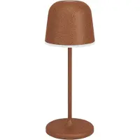 Eglo Lampe de table Mannera Rechargeable brun rouille
