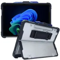 Accezz Coque Rugged avec support pour Microsoft Surface Pro 12 - Noir