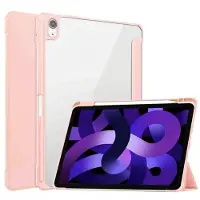 IMoshion Coque tablette rigide Trifold pour Apple iPad Air 11 pouces (2026) M4 / (2025) M3 / (2024) M2 / Air 5 (2022) / Air 4 (2020) - Rose