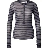 Weekday T-shirt gris foncé / noir