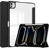 IMoshion Coque tablette rigide Trifold pour Apple iPad Pro 11 (2025) M5 / (2024) M4 - Noir