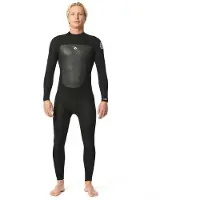 Rip Curl Omega 4/3 Mm Gb Steamer Long Sleeve Back Zip Neoprene Suit Noir XL Homme