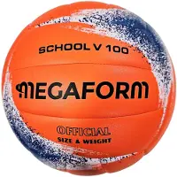Megaform Volleyball Silver V100 - prise en main douce et TPU résistant