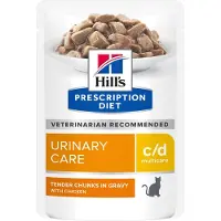 Hill's Pet Nutrition Prescription Diet c/d Multicare - Sachet - Poulet - 12 x 85 g