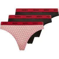 HUGO String Design 10272521 Red 3 Unités