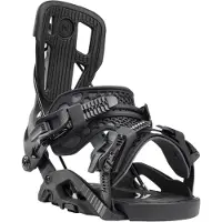 Nidecker - Fixations de snowboard - Flow Fuse Black en Nylon - Taille 41,5-44,5 - Noir