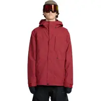 Volcom - Veste de snowboard en GORE-TEX ePE - Dua Insulated Gore-Tex Jacket Burnt Red pour Homme - Taille S - Rouge