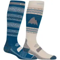 Burton Performance Lightweight Socks 2 Pairs Bleu,Gris EU 43 1/2-46 1/2 Homme
