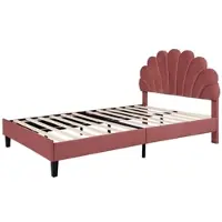 MODFU Fauteuil - Tissu Velours Côtelé Avec Accoudoirs et Poches Latérales Gris