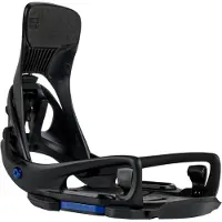 Burton - Fixations de snowboard all mountain - Cartel X Est Step On Black pour Homme - Taille 41,5-43,5 - Noir