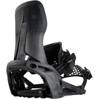 Nidecker - Fixations de snowboard - Supermatic Carbon Black en Nylon - Taille 37-41 - Noir