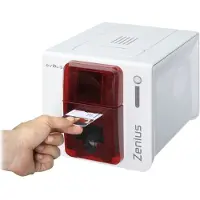 Evolis Zenius Classic - imprimante couleur de cartes plastiques, USB, rouge