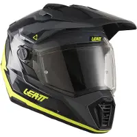 Leatt 7.5 V26, casque d aventure ,Noir/Gris Foncé/Jaune Néon ,XL
