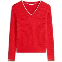 Tommy Hilfiger Pull-over rouge / blanc