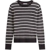 Tommy Hilfiger Pull-over noir / blanc