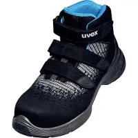 Uvex 1 G2 Chaussure de sécurité S1 Bottes à scratch largeur 12 noir/bleu/argent 44