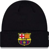 New era Core Cuff Fc Barcelona Beanie Noir