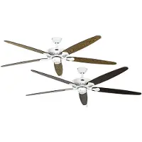 CasaFan Ventilateur de plafond CasaFan CLASSIC ROYAL 180 WE 5 pales (Ø) 180 cm imitation bois de chêne antique, noisetier