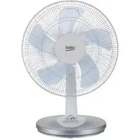 Beko EFT5100W - Ventilateur - au sol, table - 40 cm - blanc/argent