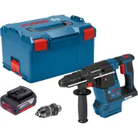 Bosch GBH 18V-26 F Professional Marteau perforateur sans fil 18 V 2,6 J SDS plus Brushless + 1x batterie 4,0 Ah + L-Boxx - sans chargeur