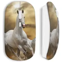 CAPACHEAP Souris Sans Fil Cheval white