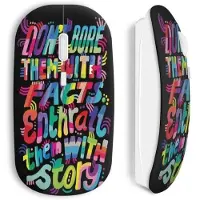 CAPACHEAP Souris Sans Fil Don't Bore Them With Facts