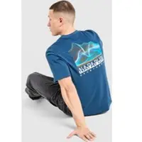 Napapijri T-shirt Graphique Homme - Bleu, Bleu