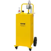 Vevor Chariot de carburant 30 gallons réservoir de stockage d'essence 4 roues