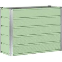 vidaXL Jardinière Vert 100 X 40 X 75 Cm Acier