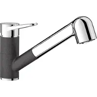 BLANCO Wega S - Mélangeur d'évier avec douchette extractible, anthracite/chrome 526420