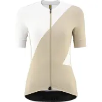Mavic Aksium Graphic Short Sleeve Jersey Beige,Blanc L Femme