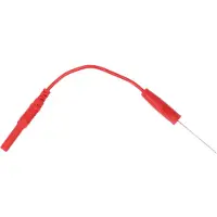 Ks Tools prise d'entrée 4,0 mm sur pointe de test en forme d'aiguille, rouge