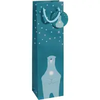 Sigel Gâteau de Noël "Polar bear with candle" (ours polaire avec bougie) (1x)