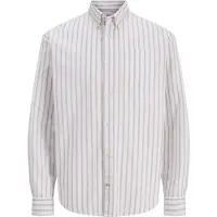 Jack & Jones Chemise greige / blanc