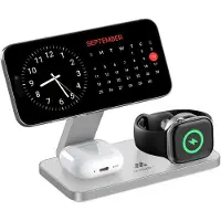 MISURA Chargeur sans fil pliable MH11 3en1 - WHITE