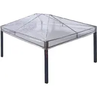 vidaXL Housse de rechange pour pavillon Transparent 400 x 300 x 32 cm PVC