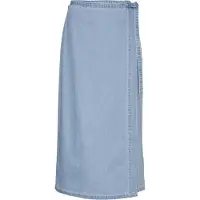 Vero Moda Zinnia Midi Skirt Bleu M Femme