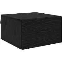 vidaXL Cabinet de chevet Chêne noir 35 x 35 x 20 cm Bois d'ingénierie