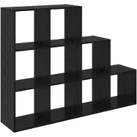 vidaXL Cloison Bibliothèque Chêne noir 137,5 x 29 x 103,5 cm