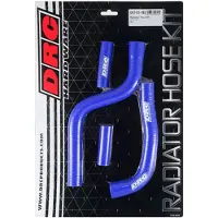 DRC Hardware Drc Yamaha Yz 125 05-20/x 17-20 Kit de tuyaux de radiateur 4 unités Bleu Bleu One Size