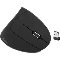 MediaRange MROS232, droite, modèle vertical, optique, sans fil RF, 1600 DPI, noir