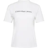 Calvin Klein Jeans Graphic Intense Short Sleeve T-shirt Blanc S Femme