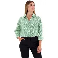 Dockers Original Long Sleeve Shirt Vert M Femme