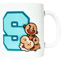 Pricenet Mug En Céramique Capacité 300ml Design Mini Prankster Shooky Bt21 Line Friends Bt21 Blanc